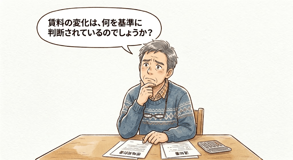 賃料の基準は何を基準に判断されているか知りたがる人。